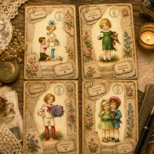 Tarjeta Niñas x 4 (copia4